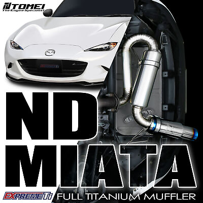 #ad Tomei Expreme Titanium Muffler Kit for MX 5 Miata ND