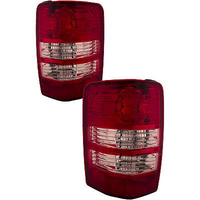 #ad Tail Lights Set For 08 12 Jeep Liberty Pair LED Tail Lamps