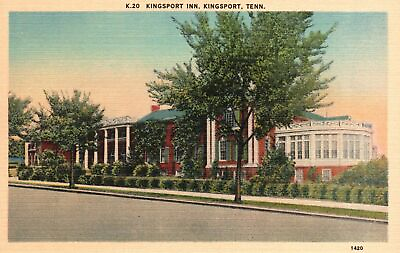 #ad Vintage Postcard 1930#x27;s Kingsport Inn Southern Architecture Landscape Tennessee