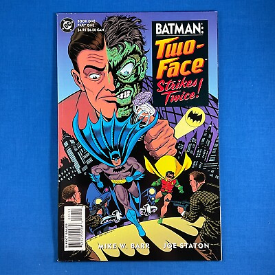 #ad Batman Two Face Strikes Twice #1 Prestige Format Flip Book 48pgs DC Comics 1993