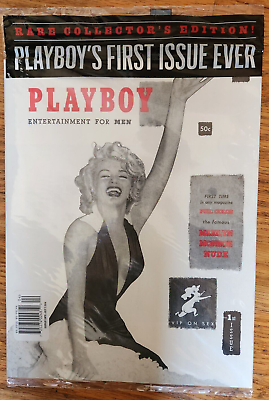 #ad Playboy First Issue Marilyn Monroe Collectors Edition Sealed Brand New Rare Mint