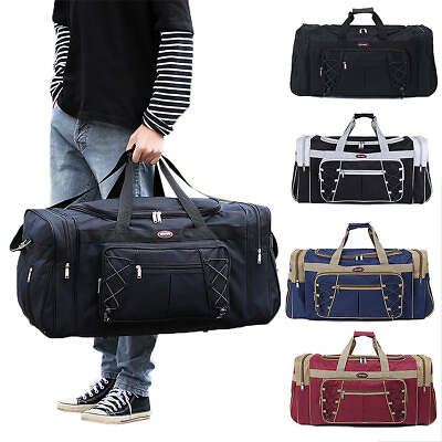 #ad 72L Large Luggage Duffle Bag Foldable Lightweight Weekender Travel Bag Men Women