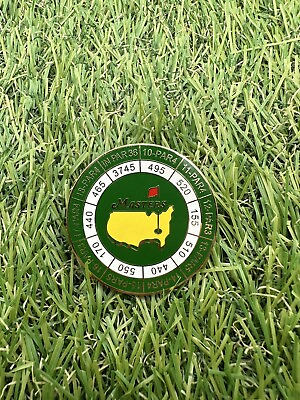 #ad #ad 2024 Masters Tournament Coin with Magnetic Ball Marker Augusta National Yardages