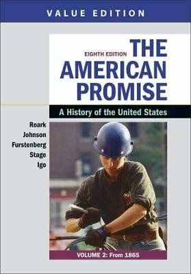 #ad The American Promise Value Edition Volume 2 : A History of the United...