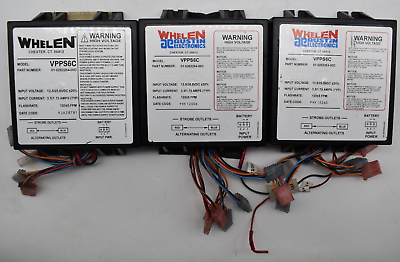 #ad Lot of 3 Whelen Model VPPS6C Strobe Power Supply 01 0262264 00C