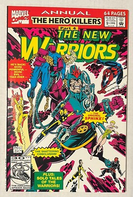 #ad The New Warriors #2 1992 Marvel Comic Book