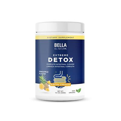 #ad Bella All Natural Extreme Detox Powder Pineapple Piña 400grams