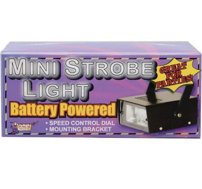 #ad MINI BATTERY OPERATED STROBE LIGHT as