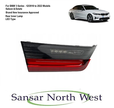 #ad For BMW 3 Series Passenger Side Rear Inner Lamp Tail Light N S LEFT LED