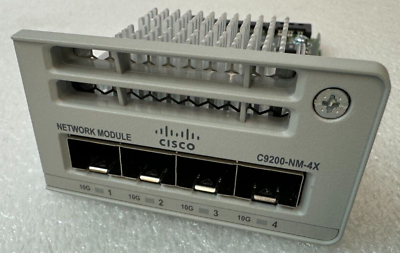 #ad New Cisco C9200 NM 4X Catalyst 9200 Series Network Module 4 X 10GE *MINT*