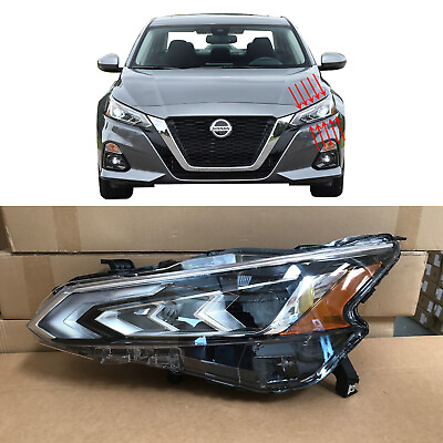 #ad Headlight Replacement for 2019 2020 2021 2022 Nissan Altima Left Driver Full LED