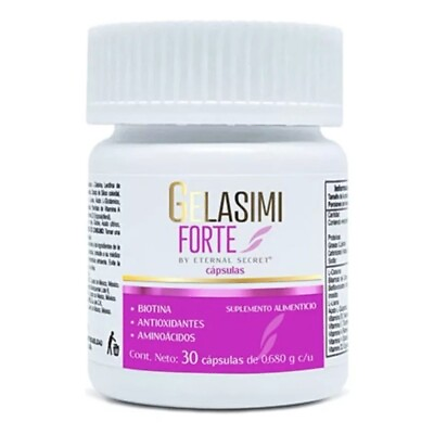 #ad Gelasimi Forte 30 cápsulas Biotina Antioxidantes Aminoácidos