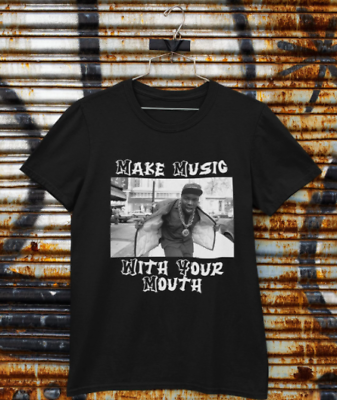#ad Biz Markie Hip Hop Men T shirt Black Cotton Tee All Sizes S to 5XL X125