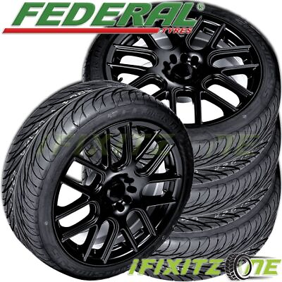 #ad 4 Federal Super Steel SS 595 255 35R18 90W All Season High Performance UHP Tires