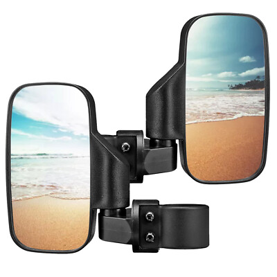 #ad UTV Rear View Side Mirrors Set For Polaris Ranger RZR 570 800 900 XP 1000 Crew