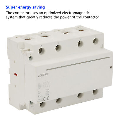 #ad 4P 4NC 100A 50 60HZ Household DIN Rail AC Contactor Low Power Consumption CX4