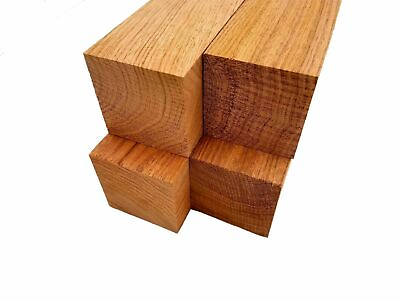 #ad Butternut Carving Blocks Lumber Turning Squares 2quot; x 2quot; 4 Pcs