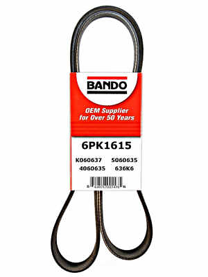 #ad Serpentine Belt Eng Code: BLV Bando 6PK1615