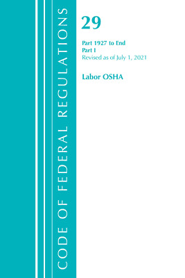 #ad #ad Code Of Federal Regulations Title 29 Labor Osha 1927 End Revised As Of Ju...