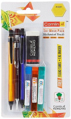 #ad Camlin Kokuyo Tri Mech Pencil 3 in 1 Pencil Kit