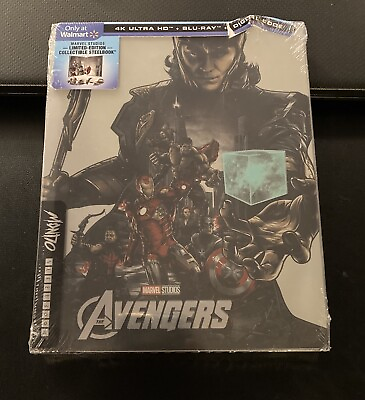 #ad NEW The Avengers Mondo Steelbook 4K Ultra HD Blu Ray Digital Limited Edtn