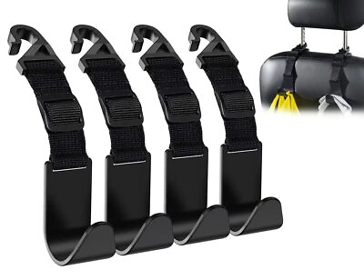 #ad Adjustable Car Seat Headrest Hook Universal Storage Headrest Hanger Holder