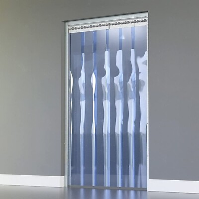 #ad 6PCS Freezer Strip Door Curtain PVC Curtain Strip for Freezers Coolers Warehouse