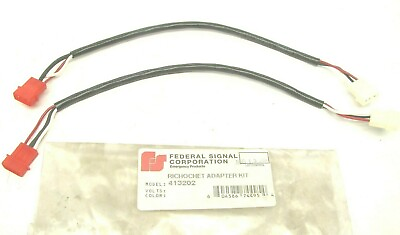 Federal Signal 413202 Richochet Strobe Power Supply Adapter Cable Kit 12quot;