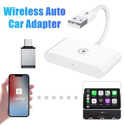 #ad Car Auto Navigation Player USB Wireless Compatible CarPlay Adapter For Apple iOS