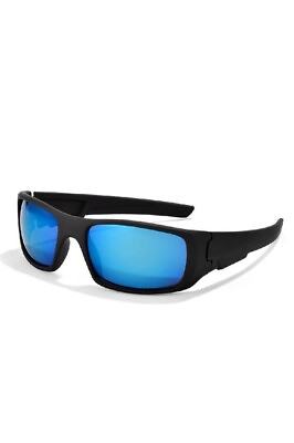 #ad Zegen Sport style Sunglasses Men Frame Black Polarized Lens Blue