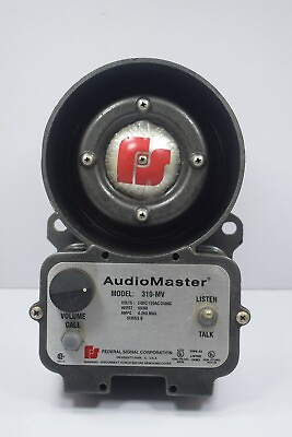 #ad Federal signal corp 310 MV Audio Master Telephone Master 7919