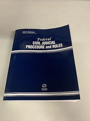 #ad #ad Federal Civil Judicial Procedure and Rules 2024 Edition Thomson Reuters