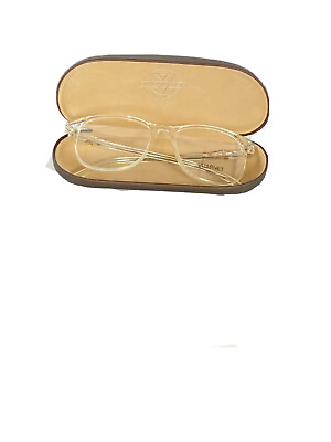 #ad Vuarnet Pouilloux New Clear 50 20 140 106 Eyeglasses RX Optical Case Vintage