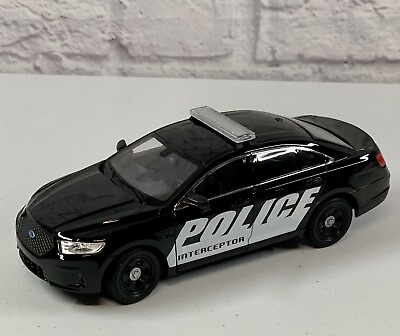 #ad *BRAND NEW* Welly 1:24 Diecast Car Ford Police Interceptor Sedan