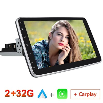 #ad 10.1in HD Touch Screen Car MP5 Player FM Stereo Radio 1DIN Quad Core 32G GPS 4G
