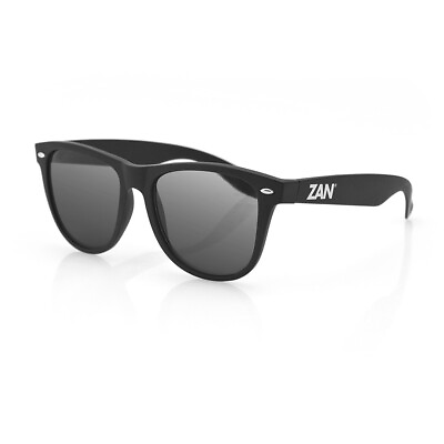 #ad Zan® Minty Sunglass Matte Black Frame Smoked Lens