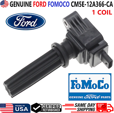 #ad OEM GENUINE FORD FOMOCO x1 Ignition Coil For 2012 2017 Ford CM5E 12A366 CA