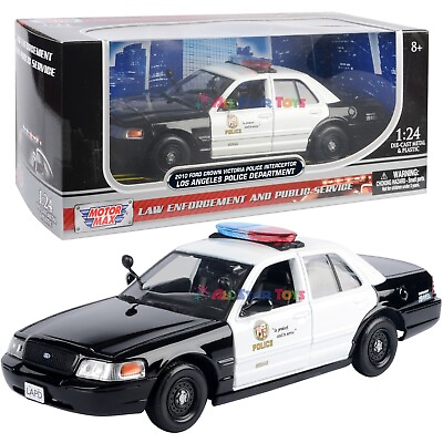 #ad 2010 Ford Crown Victoria 1 24 LAPD Los Angeles Police Department Motormax 76946