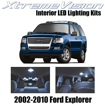 #ad #ad XtremeVision Interior LED for Ford Explorer 2002 2010 10 pcs