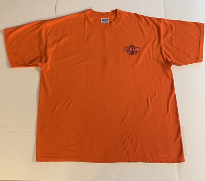 #ad Vintage Federal Express JFK LGA 1431 XXL Orange T Shirt. read description
