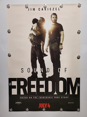 #ad Sound of Freedom Original DS Movie Poster 27x40