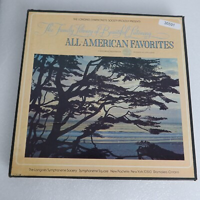 #ad Family Library Of Beautiful Listening All American Favorites Boxset LP Vinyl Re