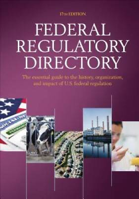 #ad #ad Federal Regulatory Directory Hardcover By CQ Press GOOD