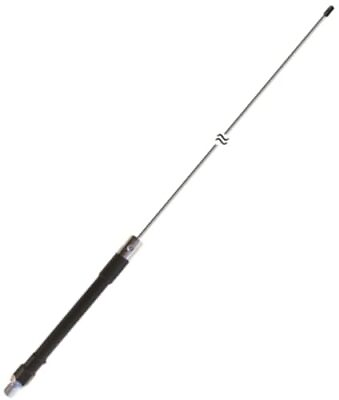 #ad PROCOMM 54 IN TALL HALF BREED BLACK BASE LOAD CB ANTENNA WITH STAINLESS STE...
