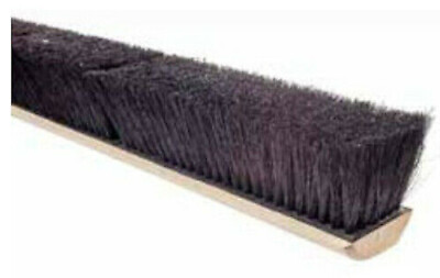 #ad Magnolia Brush #1036 36quot; Push Broom Floor Sweep Black Tampico Fiber Broom Head