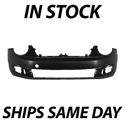 #ad NEW Primered Front Bumper Cover Fascia for 2012 2016 Volkswagen Beetle 12 16