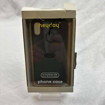 #ad Heyday Silicone Phone Case Black Wireless Compatible For iPhone 2018 6.5 Screen