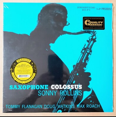 #ad Sonny Rollins Saxophone Colossus Audiophile Vinyl PRESTIGE 180g Kevin Gray AAA