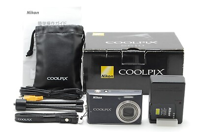 #ad NEAR MINT BOX Nikon COOLPIX S6100 16.0MP Digital Camera From JAPAN