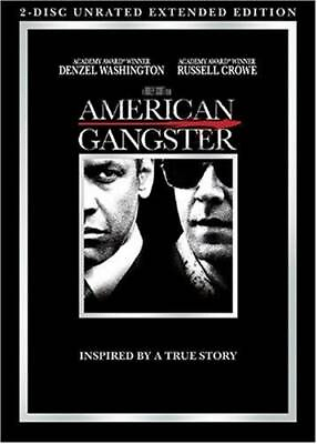 #ad American Gangster 2 Disc Unrated Extended Edition DVD VERY GOOD